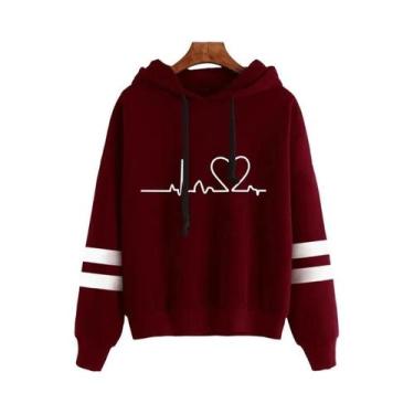 Imagem de Conjunto De Moletom Casual Feminino Com Listras, Suéter E Calças De Al