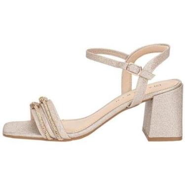 Imagem de Sandália Feminina Salto Grosso Ramarim 2534202-Feminino