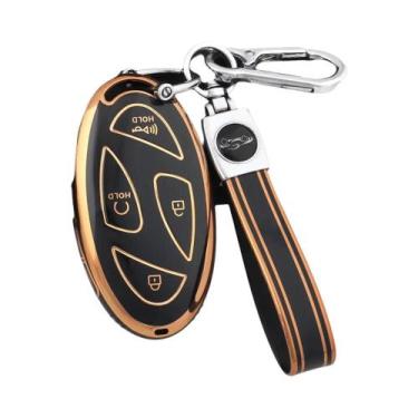 Imagem de Capa De Chave Remota De Carro TPU Para Hyundai IONIQ 6 Kona 5 7 Botões