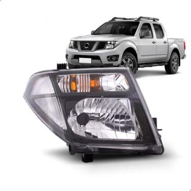 Imagem de Farol Frontier 2008 a  2016 Fume Manual - SP Acessórios, Direito