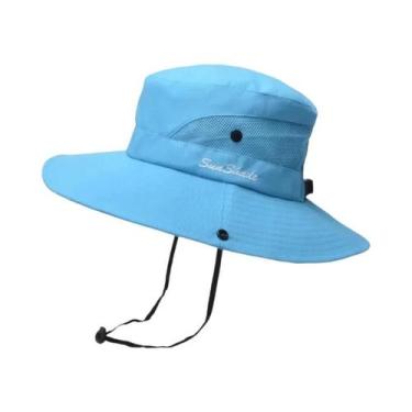 Imagem de Chapéu De Sol Feminino Para Verão, Respirável, De Poliéster, Dobrável,