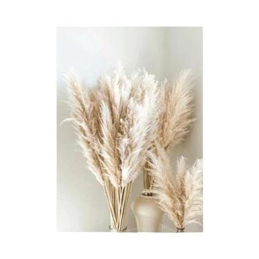 Imagem de Pintura Em Tela Bege De Outono Com Ponte E Lago, Arte De Parede Nórdic