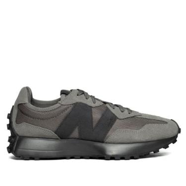 Imagem de Tênis Unissex New Balance 327 Casual Cinza/Preto, Cinza, Preto, 41