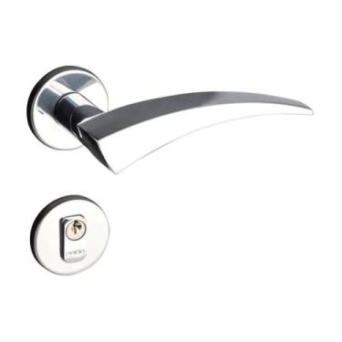 Imagem de Fechadura Zamac Esplendore Roseta 292-90 Cromada - Pado Externa
