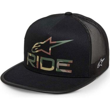 Imagem de Boné Alpinestars Ride 4.0 Camo Trucker, Preto, Único