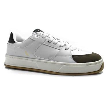 Imagem de Tênis Casual Masculino Reserva Roma R755560001, Branco, 40