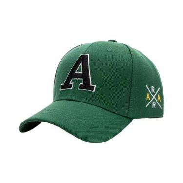 Imagem de Boné De Beisebol Masculino De Verão Multicolorido Com Letras Bordadas,