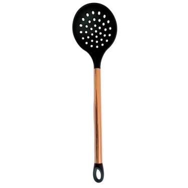 Imagem de Escumadeira Silicone Para Fritura Linha Premium - Paramount, Preto