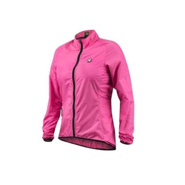 Imagem de Jaqueta corta vento ciclismo feminina Free Force Sport, Pink, M