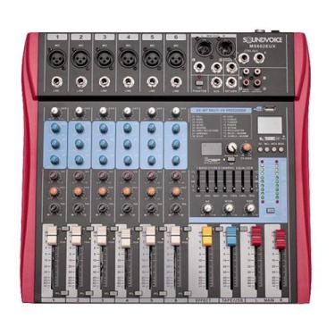 Imagem de Mesa de Som Soundvoice 6 Canais MS602 EUX