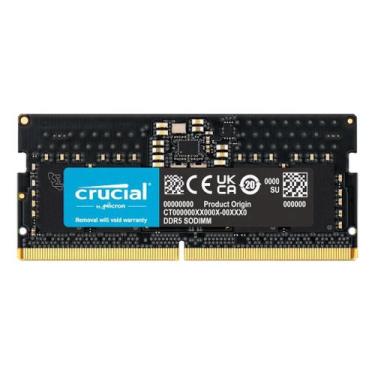 Imagem de Memória Ram Para Notebook 32GB Crucial DDR5 4800Mhz 2Rx8 1.2V CL46 PC5