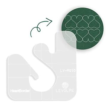 Imagem de Régua Para Quilting Coração Heart Border 14x14cm Patchwork Costura