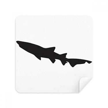 Imagem de Óculos de sol Black Shark Biology com contorno de peixe, tecido de camurça, 2 unidades