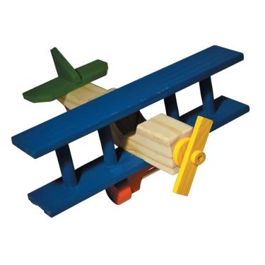 Imagem de Brinquedos  - Avião De Madeira 30x31x12cm