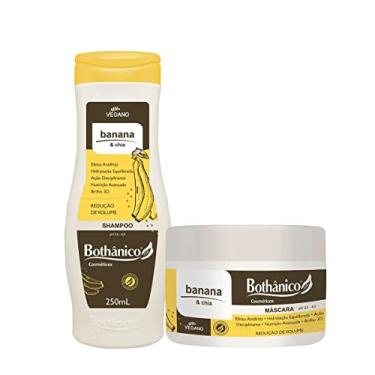 Imagem de Kit Banana e Chia Bothânico Shampoo e Máscara 250g Vegano