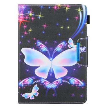 Imagem de Capa de tablet colorida universal elegante compatível com capa flip de 7 polegadas 8 polegadas 10 polegadas capa de couro com suporte multifuncional para cartão inserível (P568 em geral)