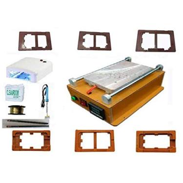Imagem de GOWE com 10 acessórios bomba separadora de tela LCD integrada para reparo de telefone celular, recondicionamento separador de tela LCD