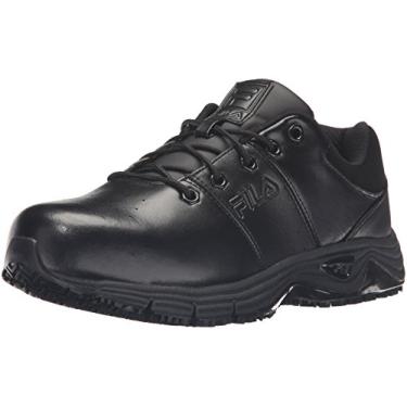 Imagem de Fila Men's Memory Breach Work Slip Resistant Steel Toe Low Walking Shoe, Black, 12 M US