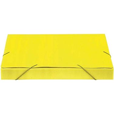 Imagem de Polibras Novaonda Pasta com Elástico, Amarelo, 245 x 35 x 340 mm, 10 Unidades