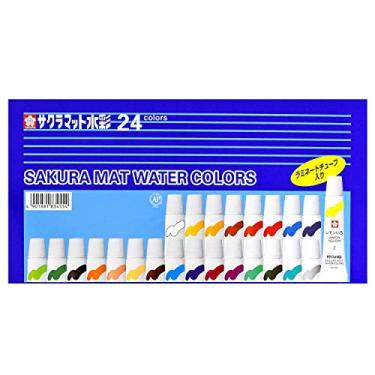 Imagem de Tinta Aquarela Mat Water Colors Sakura - 24 cores EMW-24