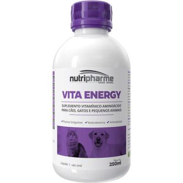 Imagem de Suplemento Vitamínico Aminoácido Vita Energy para Cães e Gatos - 250 mL