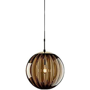 Imagem de Iluminação Pendente De Abajur De Vitral Estilo Nórdico, Diâmetro Criativo 20 Cm/7,8 Pol., Lustre De Decoração Simples, Mini Abajur De Vidro Soprado À Mão, Luminária De Cabeceira De Quarto,k,incomp