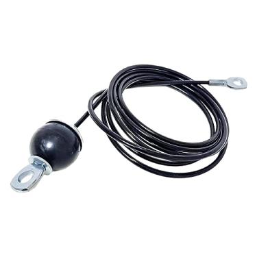 Imagem de Dynwave Substituição de cabo de polia de fitness, cabos de aço, máquina de cabo de sistema de polia para sistema de elevação, academia, sistema de, 200cm