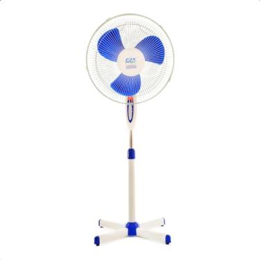 Imagem de Kit 2 Ventiladores de Coluna Fix 40 cm Branco com Azul (220, Volts)