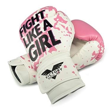 Imagem de Luvas femininas Victory Martial Arts Cardio Kickboxing boxe/saco de pancada (283 g, Fight Girl)