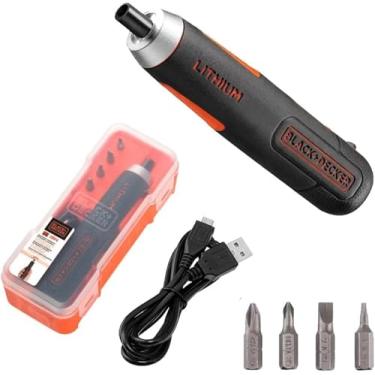Imagem de Black Decker Parafusadeira a Bateria Íon Lítio 4V, com Torque Potênte, Modelo ‎BD40K4, Bivolt