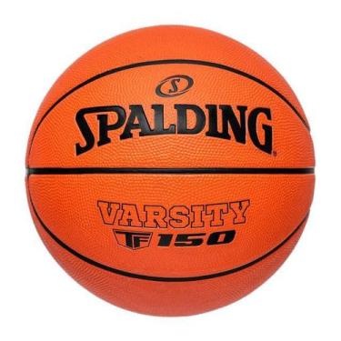 Imagem de Bola De Basquete Spalding Varsity Tf-150 Com Selo Aprovacao Fiba Borra