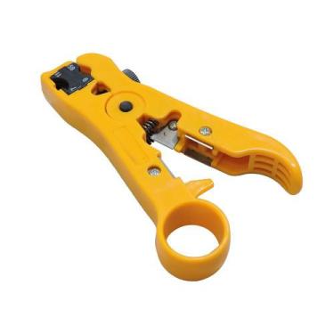 Imagem de Alicate Decapador Universal de Cabos UTP / STP / Coaxial Amarelo HT-31