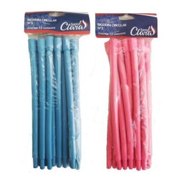 Imagem de Bigodim Bigudinho Circular Nº3 Kit 12 Unids - Santa Clara, nº3