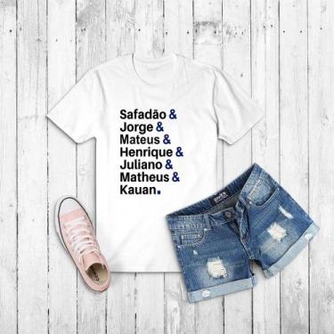 Imagem de Tshirt Sertanejo, Safadão, Jorge e Mateus - Camiseta - Baby look  Unis