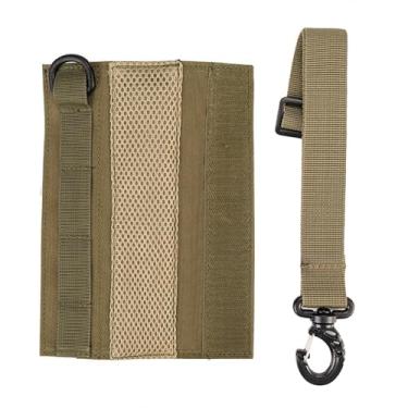 Imagem de DBEIXIWEI Capa para fone de ouvido de tecido de nylon com correia MOLLE, adequada para fones de ouvido e fones de ouvido militares