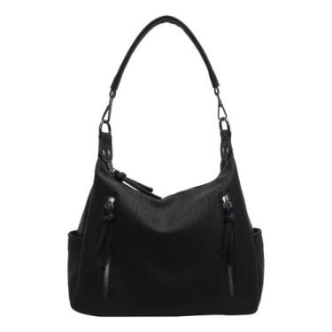 Imagem de Bolsa De Couro Pu De Ombro Grande Capacidade Feminina Linda - Alwy