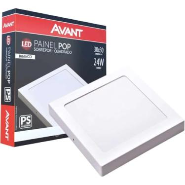 Imagem de Luminaria Led Sobrepor Quadrada 24W Avant