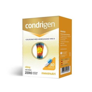 Imagem de Condrigen Colágeno Tipo II (30 caps) - Padrão: Único - MaxiNutri