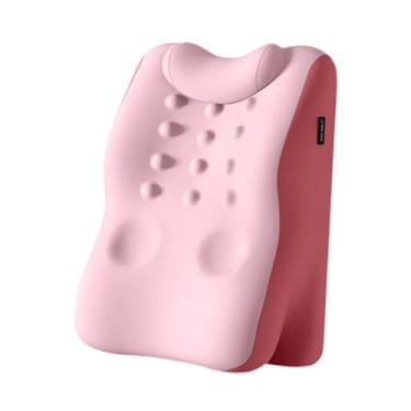 Imagem de Fenteer Almofada de encosto em cunha para sentar na cama, almofada de espuma viscoelástica para descanso de cama, suporte para as costas, Rosa