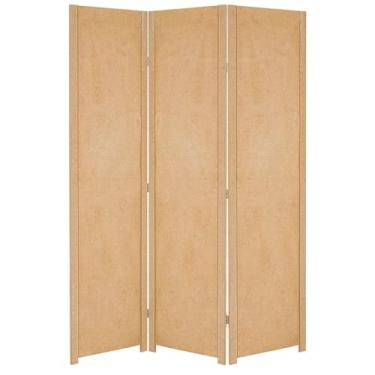 Imagem de Biombo Divisoria Inteiro Divisor Separador de Ambiente Madeira MDF (3, Liso)