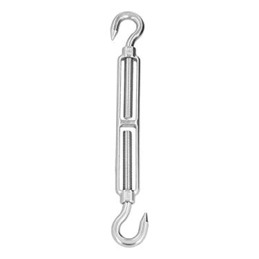 Imagem de AYNEFY 304 Aço Inoxidável M16 Turbuckled Parafuso/fixador de Fixação Tensor de Fio de Gancho para Apertar e Fixar Cabos de Arame de Aço, Adequados para Várias Tarefas de Tensionamento (Cesta de