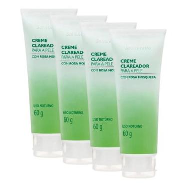 Imagem de Kit 4 Creme Clareador Para a Pele Com Rosa Mosqueta Sofisticatto 60g