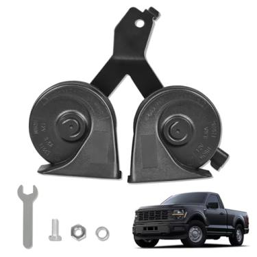 Imagem de Conjunto de buzina com suporte para Ford 150 2009-2014 - buzina de carro de dois tons de 12V 115db substituída 9L3Z-13832-A 9L3Z13832A