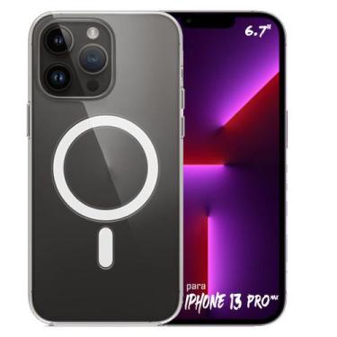 Imagem de Capa Anti Queda Mag-Safe Com Indução Para iPhone 13, Plus, Pro e Max (