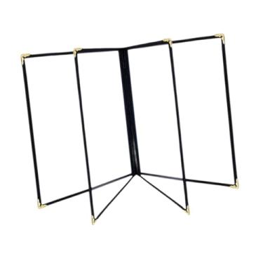 Imagem de Esquirla Capa para Cardápio de Restaurante, Suporte para Cardápio, Livro de Cardápio, Cantos de Metal Transparentes Elegantes, 9,6 x 12,6 polegadas, Pasta de, 4 Páginas 8