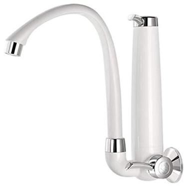 Imagem de Torneira Filtro PVC C/Bica Móvel Branco e Cromado Tigre