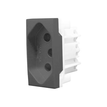 Imagem de Módulo Tomada 2p+t 20A Inova Pro Class Alumbra Preto Ébano