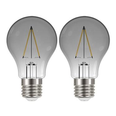 Imagem de Lâmpada Led Fumê 30W Iluminação Decorativa Vintage Branco Quente Multifilamento Retrô Casa Retrô Decoração