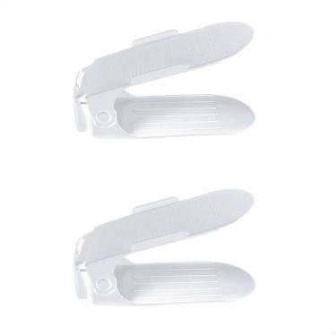 Imagem de Kit 2 Organizadores Sapatos Reforçado Regulagem Transparente