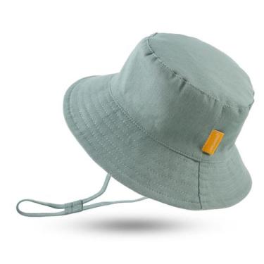 Imagem de Chapéu de sol JANGANNSA de algodão para bebês meninos e meninas (verde